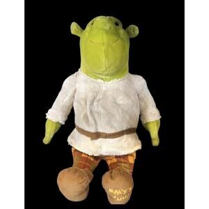 Shrek Plush Stuffed Doll Toy Macy's 17" Dreamworks 2007